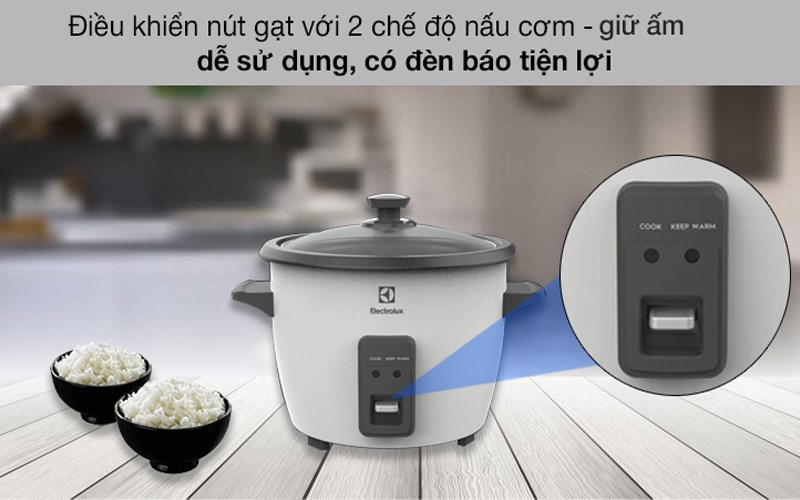 Nồi cơm nắp rời Electrolux E2RC1-320W