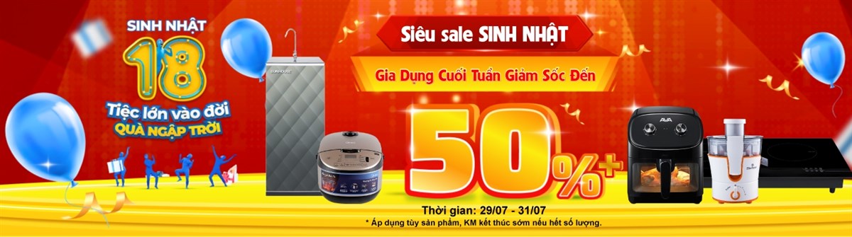 MỪNG SINH NHẬT 18 - SIÊU SALE SINH NHẬT