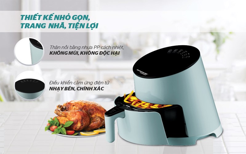 Nồi chiên không dầu Sunhouse SHD4085G