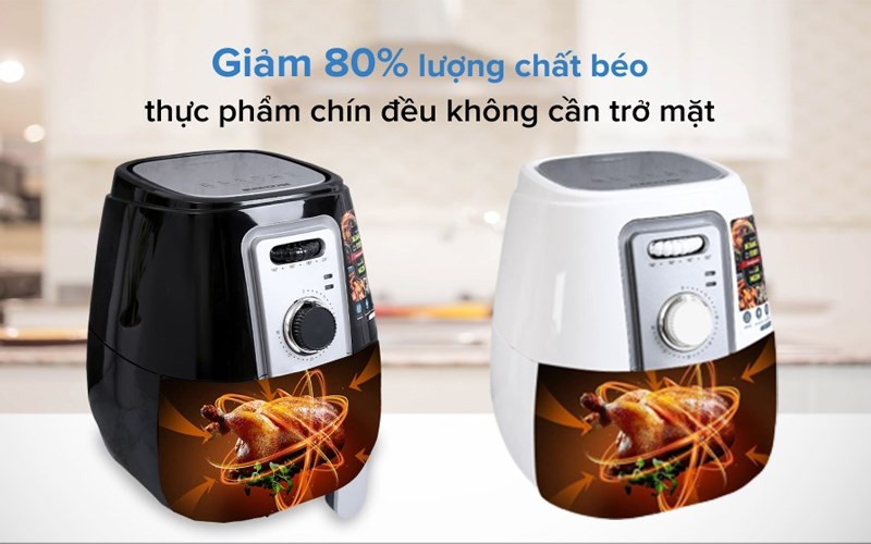 Nồi chiên không dầu Sunhouse SHD4025B/SHD4023W