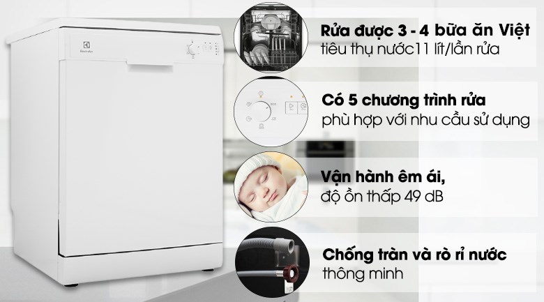 Máy rửa chén độc lập Electrolux ESF5206LOW