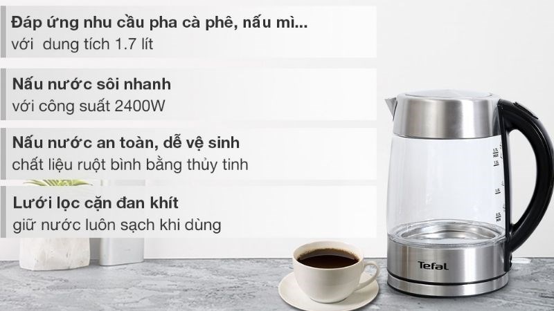 B&igrave;nh đun si&ecirc;u tốc Tefal KI772D38
