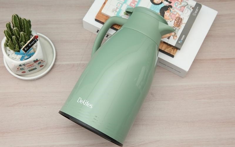 Bình thủy giữ nhiệt nhựa 1300 ml Delites TH9134