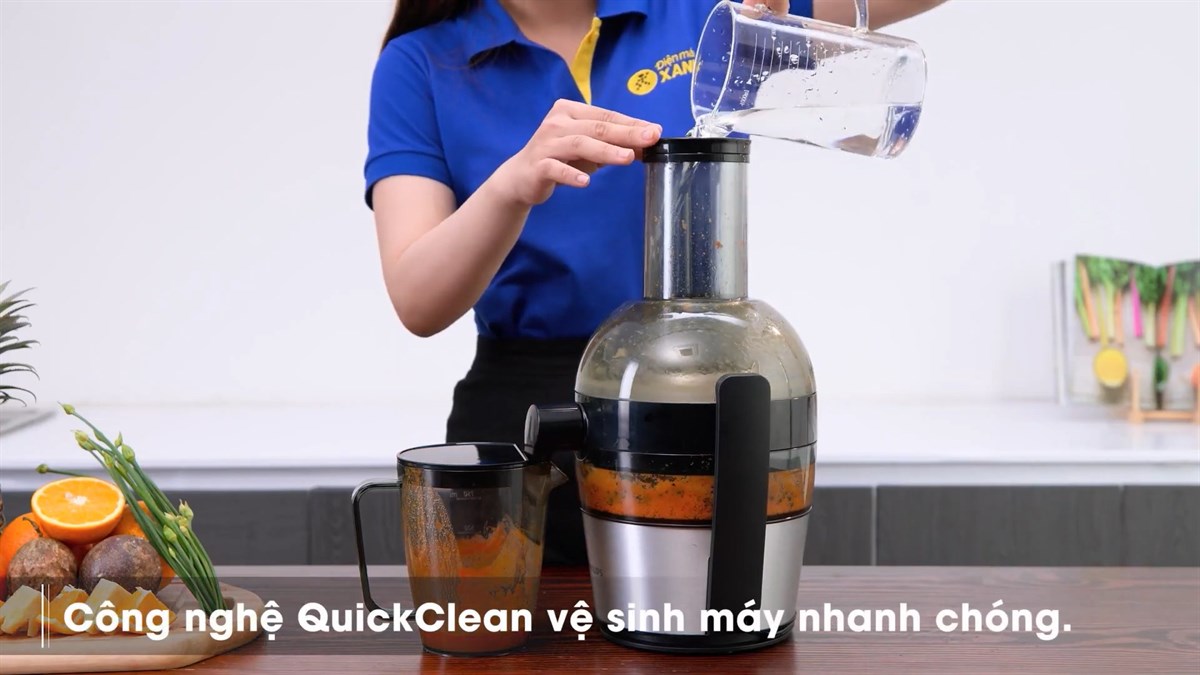 Công nghệ QuickClean vệ sinh máy nhanh chóng