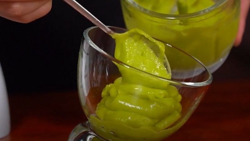 Th&agrave;nh phẩm bơ xay bằng m&aacute;y xay đa năng Bonb&eacute;b&eacute; BB-03