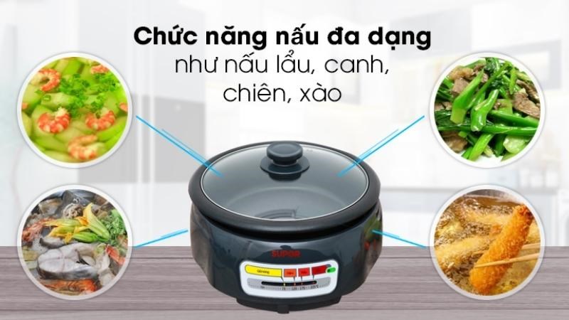 Chức năng nồi lẩu điện Supor HFK26EVN-130