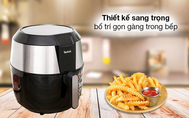 Sử dụng nồi chiên không dầu Tefal EY701D15 làm khoai tây chiên