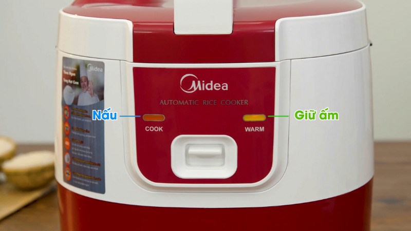 Chức năng của nồi cơm điện Midea 2 lít PR-SM2061