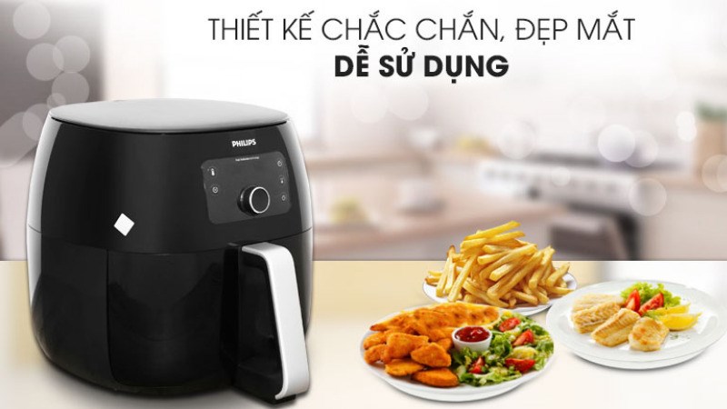 Nhược điểm nồi chiên nút nhấn Philips