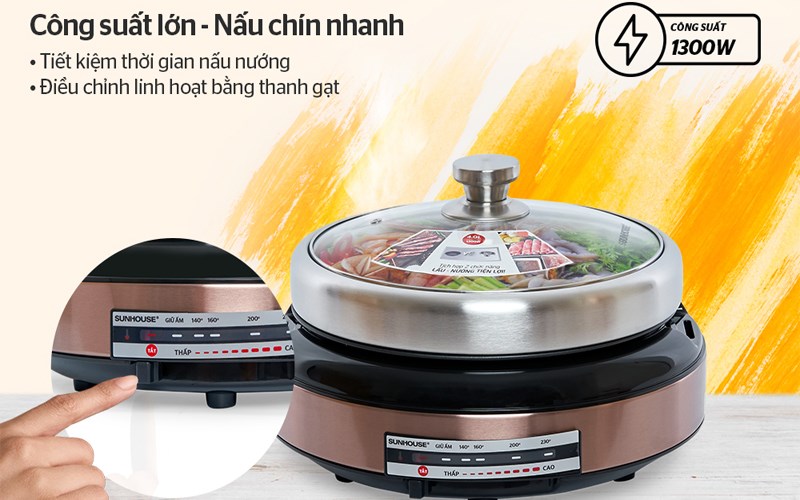 Nồi lẩu điện Sunhouse SHD4526