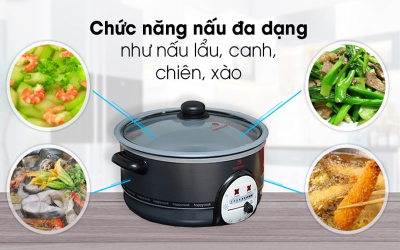 Nồi lẩu điện Happycook HCHP-300A