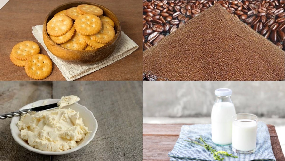 Nguyên liệu làm cheesecake cà phê (Công thức được chia sẻ từ người dùng)