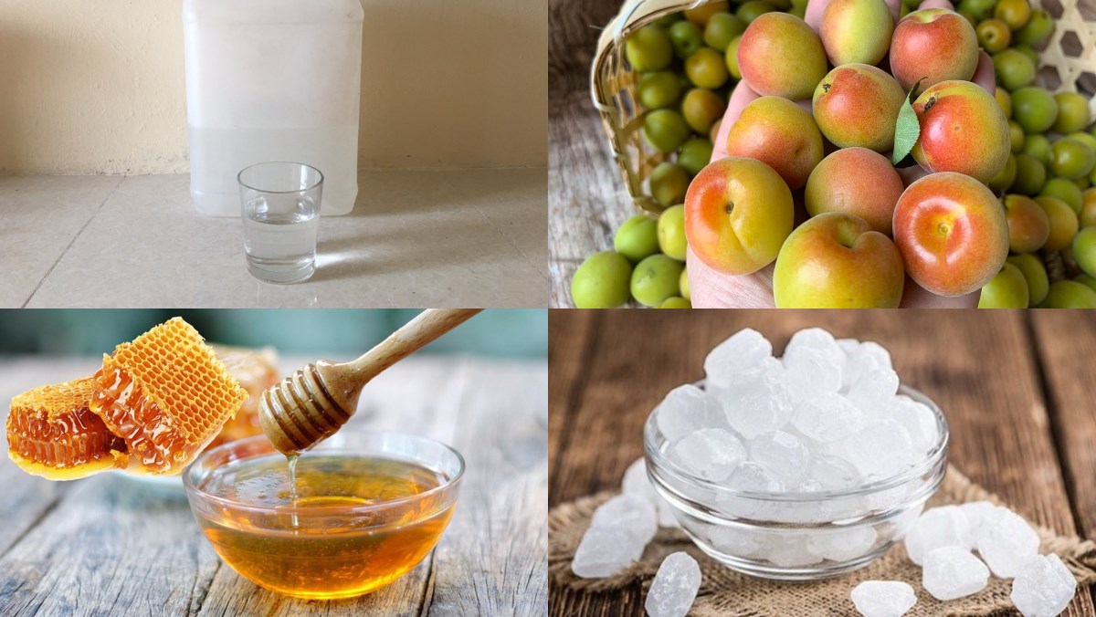 Nguyên liệu món ăn rượu mơ umeshu nhật bản