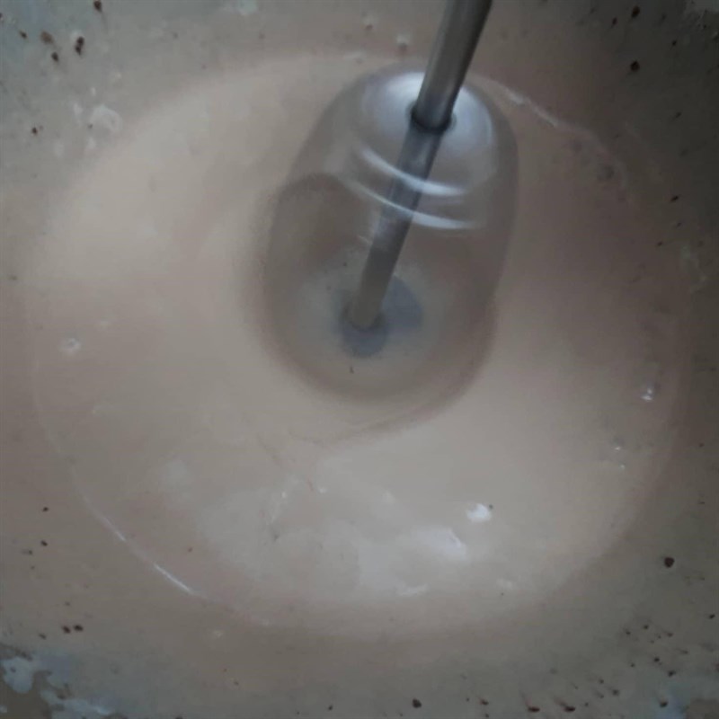 Bước 1 Làm whipping cream milo Bơ dầm milo