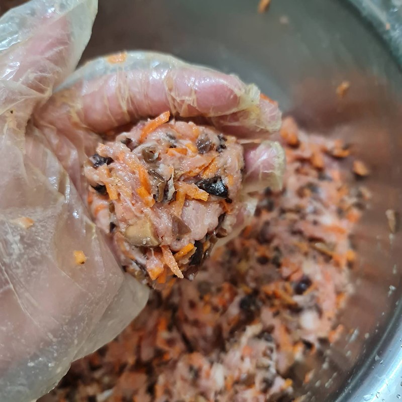 Bước 3 Cuốn chả Chả cuốn lá xương sông (Công thức được chia sẻ từ người dùng)