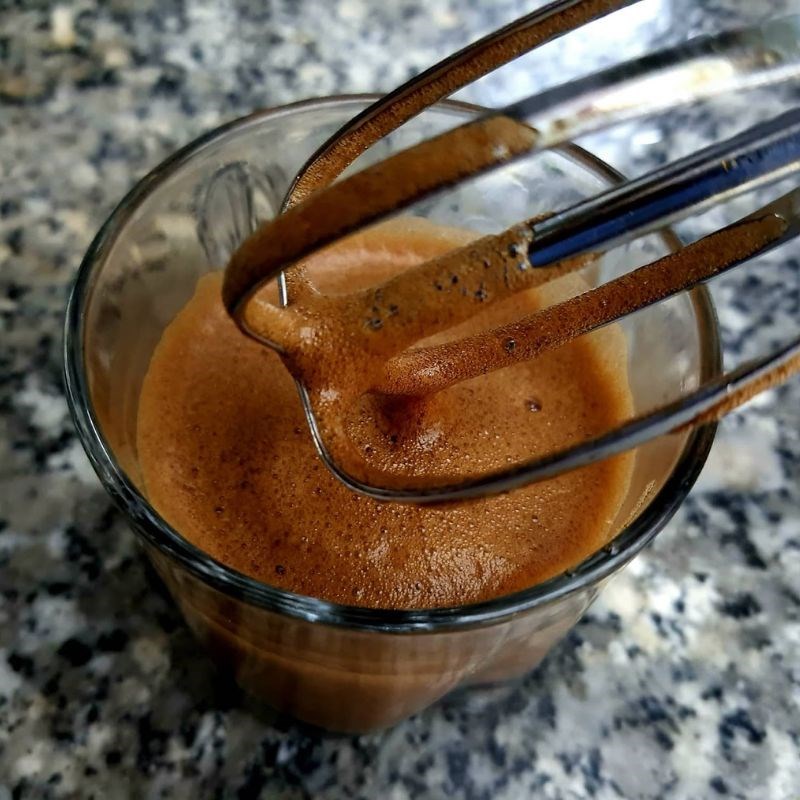 Bước 1 Đánh bông cà phê Cà phê bơ