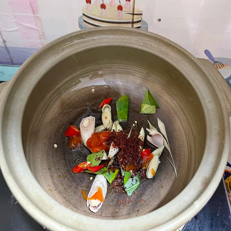 Bước 2 Hấp sò lụa Sò lụa hấp thái