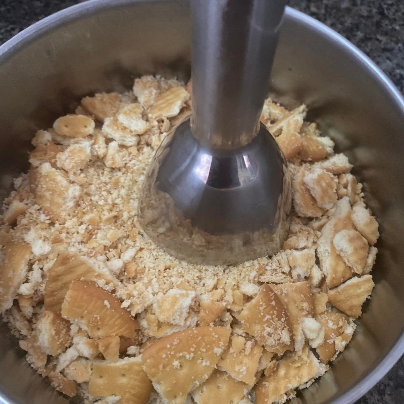 Bước 1 Làm đế bánh Cheesecake cà phê (Công thức được chia sẻ từ người dùng)
