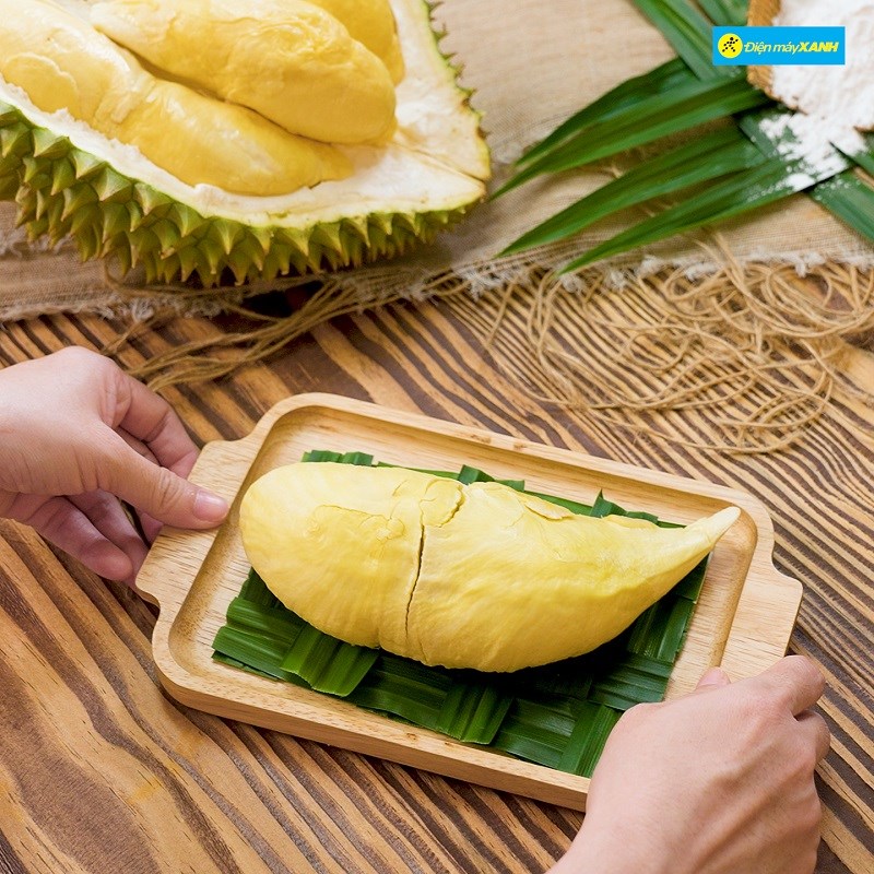 Bước 1 Làm nhân bánh Bánh mochi nhân kem sầu riêng