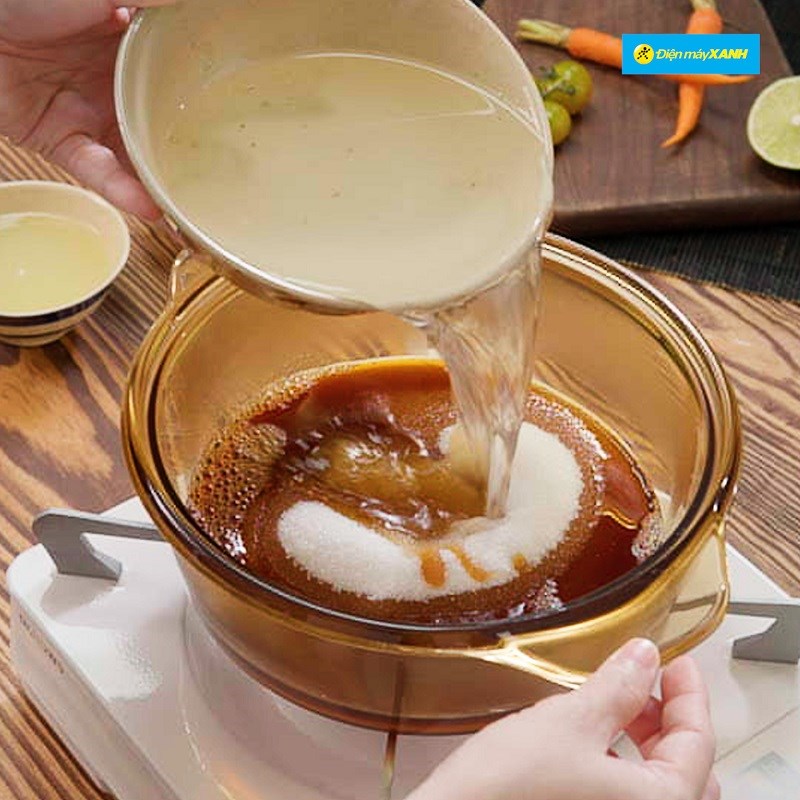 Bước 1 Nấu nước mắm Nước chấm bánh xèo