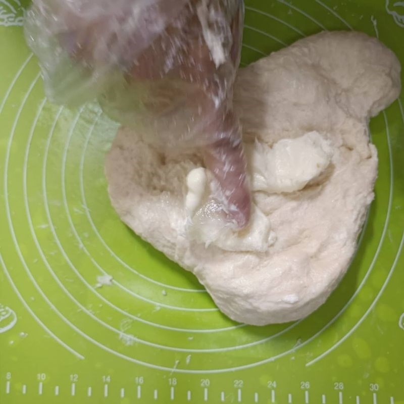 Bước 2 Nhồi và ủ bột lần 1 Bánh mì sữa phô mai cream cheese