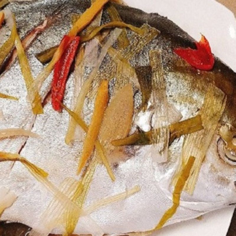 Bước 4 Thành phẩm Cá chim hấp bia