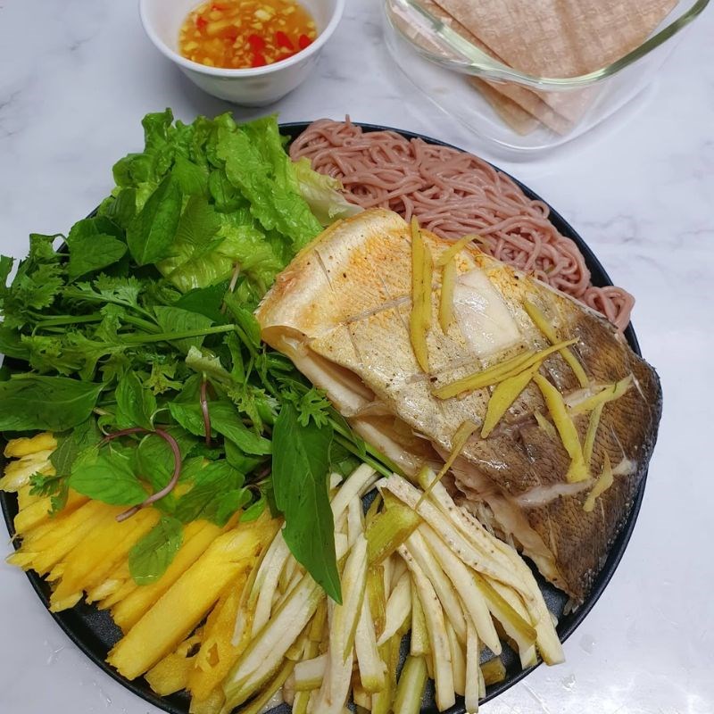 Bước 5 Thành phẩm Cá chim hấp gừng