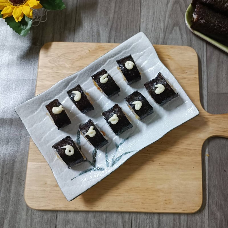 Bước 6 Thành phẩm Sushi tôm tempura chiên giòn