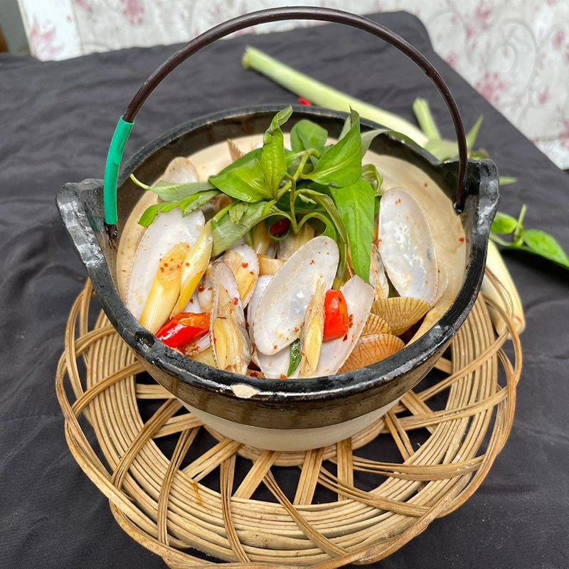 Bước 3 Thành phẩm Sò lụa hấp thái