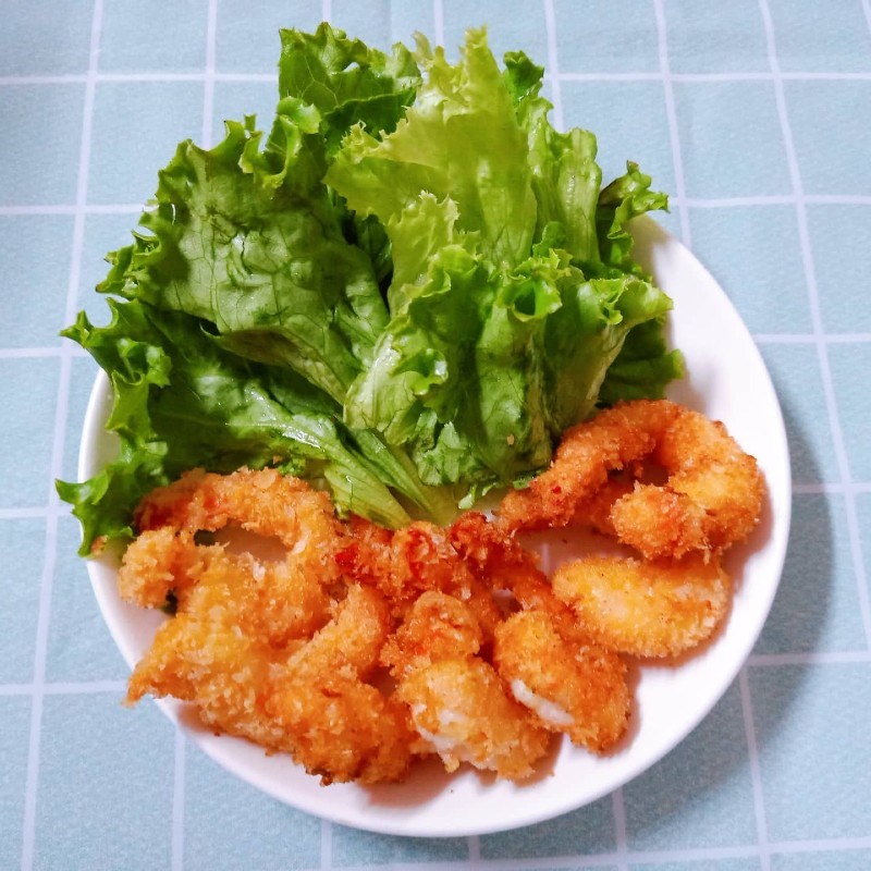 Bước 4 Thành phẩm Tôm chiên dừa