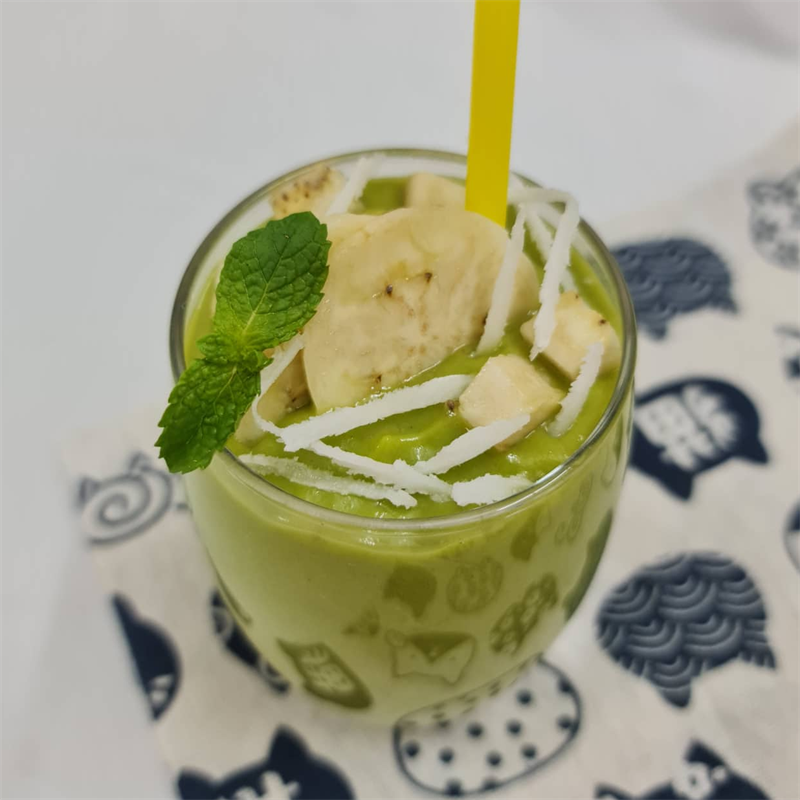 Bước 3 Thành phẩm Sinh tố bơ chuối