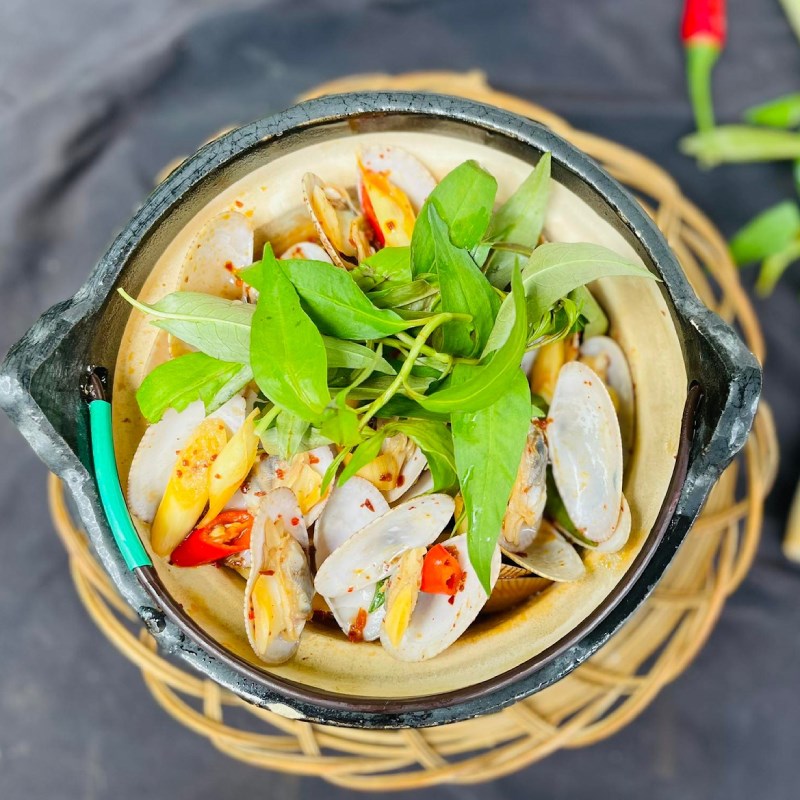 Bước 3 Thành phẩm Sò lụa hấp thái