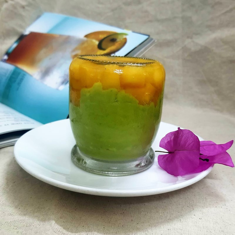 Bước 4 Thành phẩm Panna cotta bơ xoài