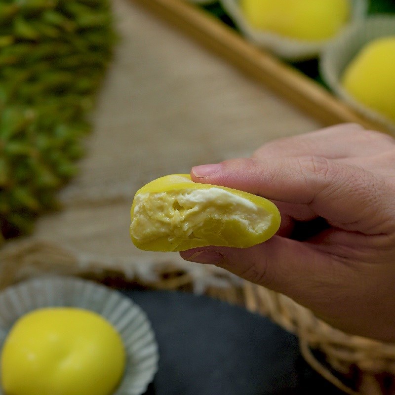 Bước 5 Thành phẩm Bánh mochi nhân kem sầu riêng