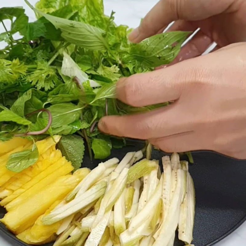 Bước 4 Trang trí Cá chim hấp gừng