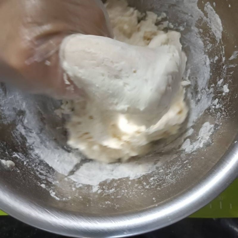 Bước 1 Trộn bột Bánh mì sữa phô mai cream cheese
