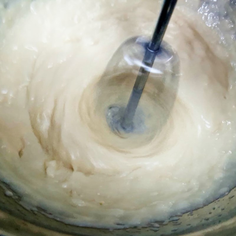 Bước 1 Trộn hỗn hợp kem Kem sầu riêng sữa dừa