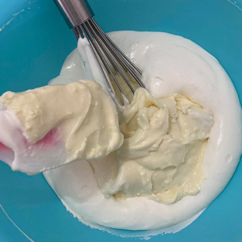 Bước 4 Trộn hỗn hợp whipping Cheesecake cà phê (Công thức được chia sẻ từ người dùng)