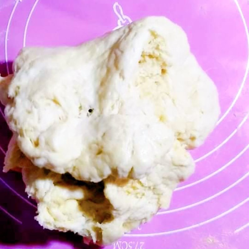 Bước 1 Trộn nguyên liệu khô Bánh mì cua sữa dừa