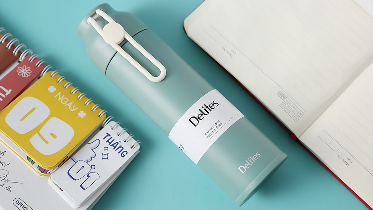 mẫu bình giữ nhiệt có quai xách