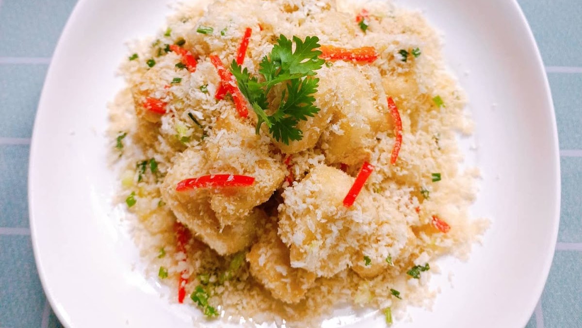Đậu hũ rang muối