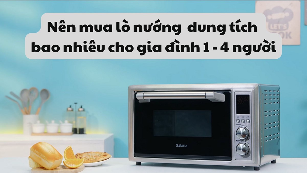 Lò nướng cho gia đình 1 - 4 người