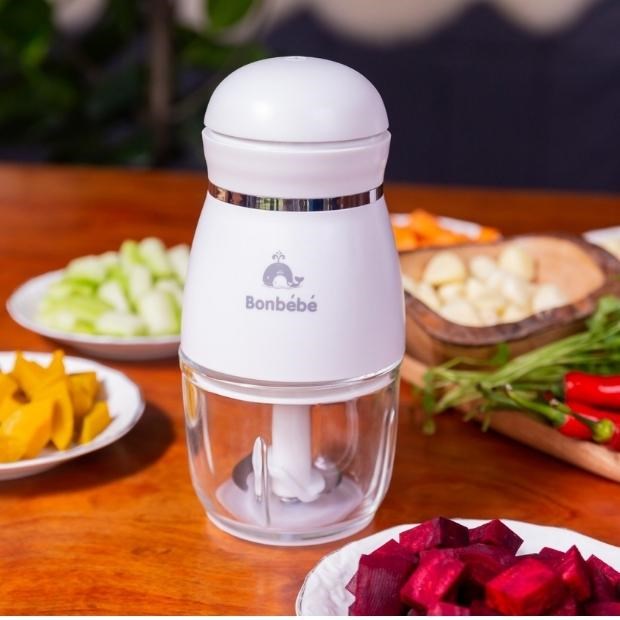 Review máy xay đa năng Bonbébé BB-03 khi xay bơ ăn dặm cho bé