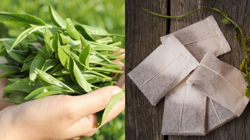 L&aacute; tr&agrave; xanh hay t&uacute;i tr&agrave; đều c&oacute; thể d&ugrave;ng để khử m&ugrave;i h&ocirc;i của nồi cơm điện