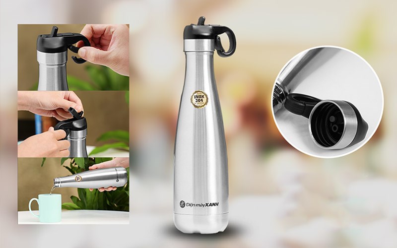 B&igrave;nh giữ nhiệt inox 500 ml DMX KS K500B50