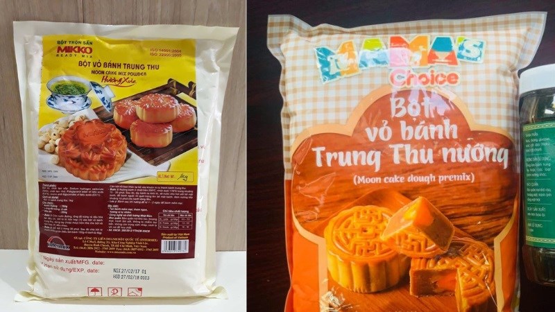 Pre-mixed mooncake flour