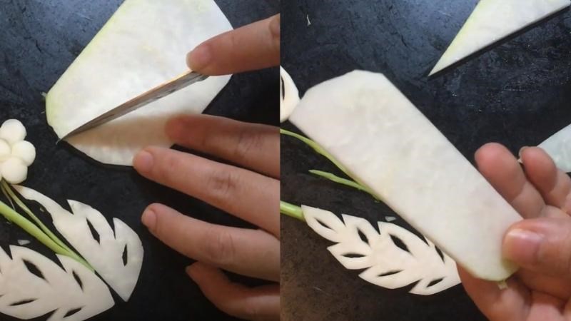 Cắt x&eacute;o miếng su h&agrave;o