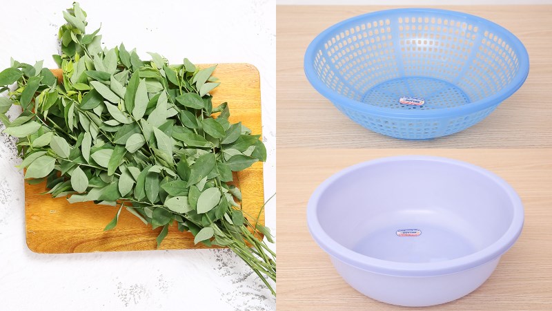 Nguy&ecirc;n liệu để nhặt rau ng&oacute;t