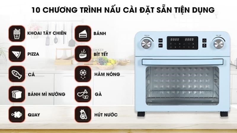 Lò nướng chiên không dầu Unie Q36 25 lít