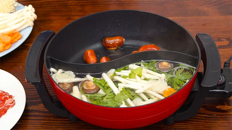 Lẩu nấu nồi lẩu điện Mishio MK-112 5 l&iacute;t